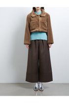 【ランバン オン ブルー/LANVIN en Bleu】のウールツイルハイウエストワイドパンツ 人気、トレンドファッション・服の通販 founy(ファニー) ファッション Fashion レディースファッション WOMEN パンツ Pants おすすめ Recommend コンパクト Compact スーツ Suit ポケット Pocket マニッシュ Mannish リラックス Relax ワイド Wide thumbnail グレー|ID: prp329100004086423 ipo3291000000027655924