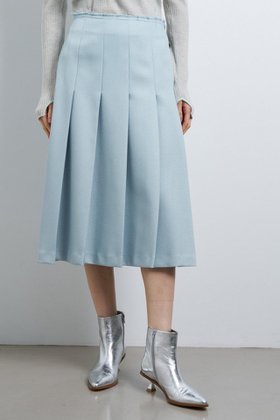 【ランバン オン ブルー/LANVIN en Bleu】のバルキーカルゼプリーツスカート 人気、トレンドファッション・服の通販 founy(ファニー) ファッション Fashion レディースファッション WOMEN スカート Skirt プリーツスカート Pleated Skirts ロングスカート Long Skirt おすすめ Recommend クラシカル Classical ファブリック Fabric プリーツ Pleats ポケット Pocket ミドル Middle ロング Long |ID:prp329100004086437