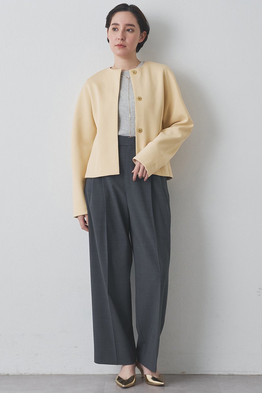 【ウィムガゼット/Whim Gazette】のダンボールブルゾン 人気、トレンドファッション・服の通販 founy(ファニー) 　ファッション　Fashion　レディースファッション　Fashion for Women　アウター　Coat / Outerwear Collection　レディースジャケット・軽アウター　Jackets　ブルゾンジャケット・スポーティアウター　Blouson Jackets　イエロー　Yellow　エレガント 上品　Elegant　ショート　Short, Short Length　ジャケット　Jacket, Outerwear　フォルム　Silhouette, Form　ブルゾン　Blouson, Bomber Jacket　ボトム　Bottoms, Lower Wear　other-2|ID: prp329100004086467 ipo3291000000032929251