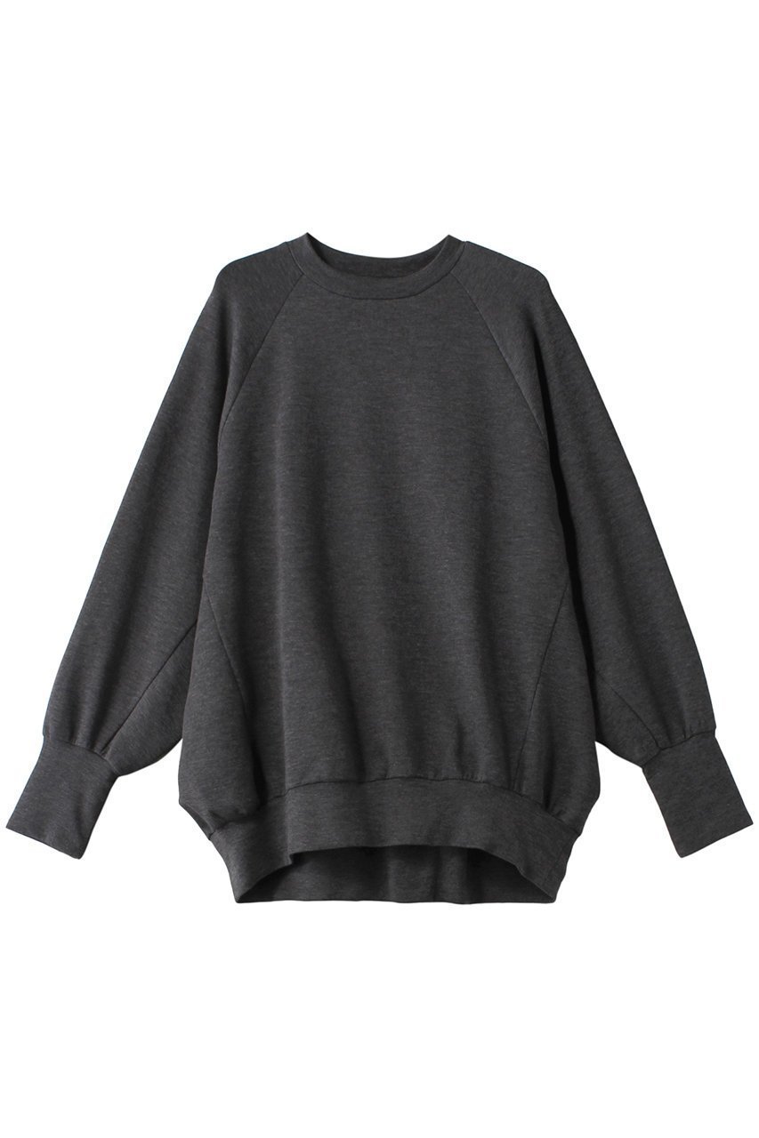 【ル フィル/LE PHIL】のソフトストレッチダンボールトップス インテリア・キッズ・メンズ・レディースファッション・服の通販 founy(ファニー) 　ファッション　Fashion　レディースファッション　Fashion for Women　トップス・カットソー　Cut & Sew Tops　シャツ・ブラウス・オフィスカジュアル　Elegant Blouses & Button-Ups　ロングTシャツ・Tシャツ　Longline T-Shirts & Tees　カットソー・ベーシックTシャツ　Cut-and-Sewn Tops / Stretch Tees & Basics　ギャザー　Gathered, Ruffled　スリーブ　Sleeve, Long Sleeve / Short Sleeve　バルーン　Balloon, Balloon Silhouette　ロング　Long, Long-Length　チャコールグレー|ID: prp329100004086479 ipo3291000000032898193