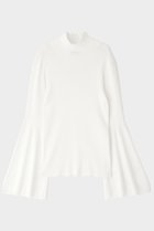 【ル フィル/LE PHIL】のフレアスリーブニット ホワイト|ID: prp329100004086480 ipo3291000000035067577