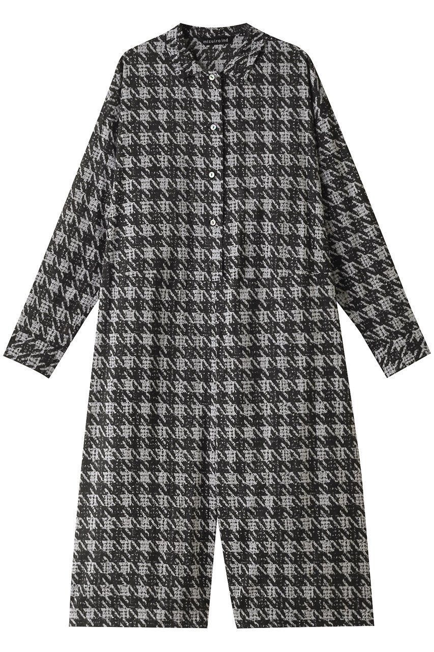【ミズイロ インド/mizuiro ind】のchidori print all in one オールインワン インテリア・キッズ・メンズ・レディースファッション・服の通販 founy(ファニー) 　ファッション　Fashion　レディースファッション　Fashion for Women　パンツ　Pants & Trousers　クラシカル　Classical, Vintage-Inspired　プリント　Print, Printed Pattern　リラックス　Relax, Relaxed Fit　エレガント 上品　Elegant　春　Spring　秋　Autumn　gray|ID: prp329100004088043 ipo3291000000032818112