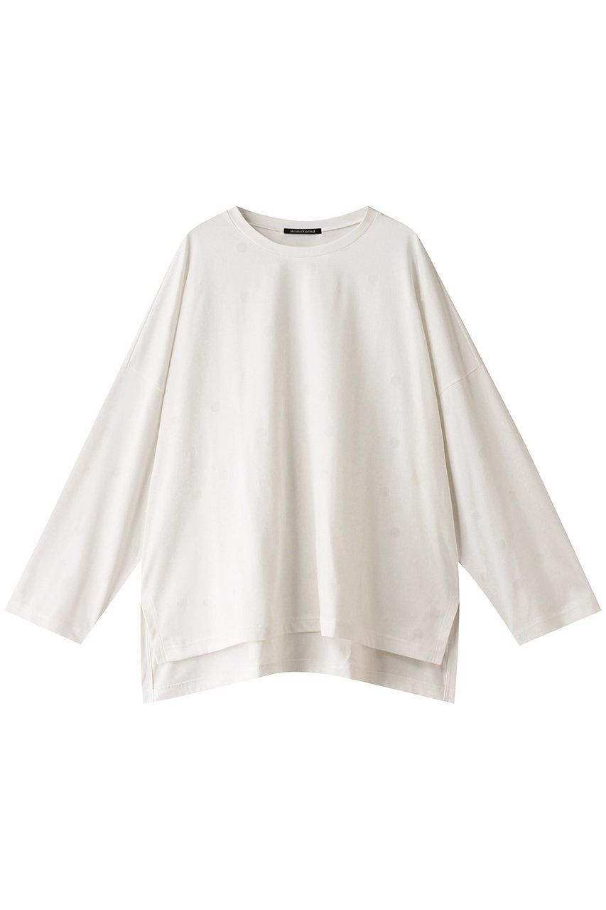 【ミズイロ インド/mizuiro ind】のburn out print wide tunic チュニック インテリア・キッズ・メンズ・レディースファッション・服の通販 founy(ファニー) 　ファッション　Fashion　レディースファッション　Fashion for Women　ワンピース　Dresses　チュニック　Tunic Tops & Dresses　おすすめ　Recommended / Our Picks　スリット　Slit, Slit Detail　チュニック　Tunic, Long Top　トレンド　Trend, Trending Now　ボトム　Bottoms, Lower Wear　ルーズ　Loose, Oversized　エレガント 上品　Elegant　off whiteA(ドット)|ID: prp329100004088044 ipo3291000000032894023