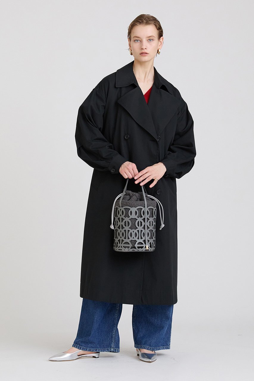 【ハウス オブ ロータス/HOUSE OF LOTUS】のニドムバイオチノボリュームスリーブコート 人気、トレンドファッション・服の通販 founy(ファニー) 　ファッション　Fashion　レディースファッション　Fashion for Women　アウター　Coat / Outerwear Collection　コート・ロングコート・ピーコート　Long Coats, Peacoats & More　なめらか　Smooth, Silky Texture　スーピマ　Supima, Premium Cotton　ツイル　Twist, Twisted Detail　ミリタリー　Military, Army Style　ロング　Long, Long-Length　今季　This Season, Current Season　other-3|ID: prp329100004088154 ipo3291000000032948573