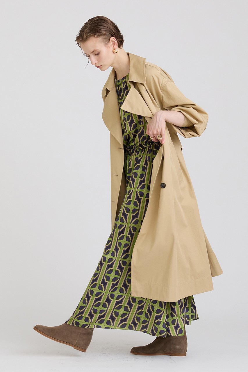 【ハウス オブ ロータス/HOUSE OF LOTUS】のニドムバイオチノボリュームスリーブコート 人気、トレンドファッション・服の通販 founy(ファニー) 　ファッション　Fashion　レディースファッション　Fashion for Women　アウター　Coat / Outerwear Collection　コート・ロングコート・ピーコート　Long Coats, Peacoats & More　なめらか　Smooth, Silky Texture　スーピマ　Supima, Premium Cotton　ツイル　Twist, Twisted Detail　ミリタリー　Military, Army Style　ロング　Long, Long-Length　今季　This Season, Current Season　other-7|ID: prp329100004088154 ipo3291000000035610869