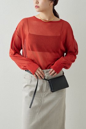 【ガリャルダガランテ/GALLARDAGALANTE】 コットンシアーニット人気、トレンドファッション・服の通販 founy(ファニー) ファッション Fashion レディースファッション WOMEN トップス・カットソー Tops/Tshirt ニット Knit Tops プルオーバー Pullover 2024年 2024 2024-2025秋冬・A/W Aw/Autumn/Winter/Fw/Fall/2024-2025 A/W・秋冬 Aw・Autumn/Winter・Fw・Fall-Winter シアー Sheer シンプル Simple デコルテ Decolletage トレンド Trend ベーシック Basic エレガント 上品 Elegant |ID:prp329100004088175