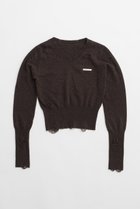 【プランク プロジェクト/PRANK PROJECT】のカシミヤブレンドダメージニット / Cashmere Blend Damaged Knit 人気、トレンドファッション・服の通販 founy(ファニー) ファッション Fashion レディースファッション WOMEN トップス・カットソー Tops/Tshirt ニット Knit Tops プルオーバー Pullover インナー Inner カシミア Cashmere カシミヤ Cashmere クラシカル Classical ダメージ Damage エレガント 上品 Elegant NEW・新作・新着・新入荷 New Arrivals thumbnail BRN(ブラウン)|ID: prp329100004089841 ipo3291000000027695065