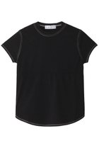 【リムアーク/RIM.ARK】のColor changing stitch T/SH/Tシャツ 人気、トレンドファッション・服の通販 founy(ファニー) ファッション Fashion レディースファッション Fashion for Women トップス・カットソー Cut & Sew Tops シャツ・ブラウス・オフィスカジュアル Elegant Blouses & Button-Ups ロングTシャツ・Tシャツ Longline T-Shirts & Tees カットソー・ベーシックTシャツ Cut-and-Sewn Tops / Stretch Tees & Basics カットソー Cut and Sewn Top コンパクト Compact, Small Size ショート Short, Short Length スリーブ Sleeve, Long Sleeve / Short Sleeve ベーシック Basic, Essential モダン Modern, Contemporary ワーク Workwear, Utility Style thumbnail ブラック|ID: prp329100004089849 ipo3291000000032808976