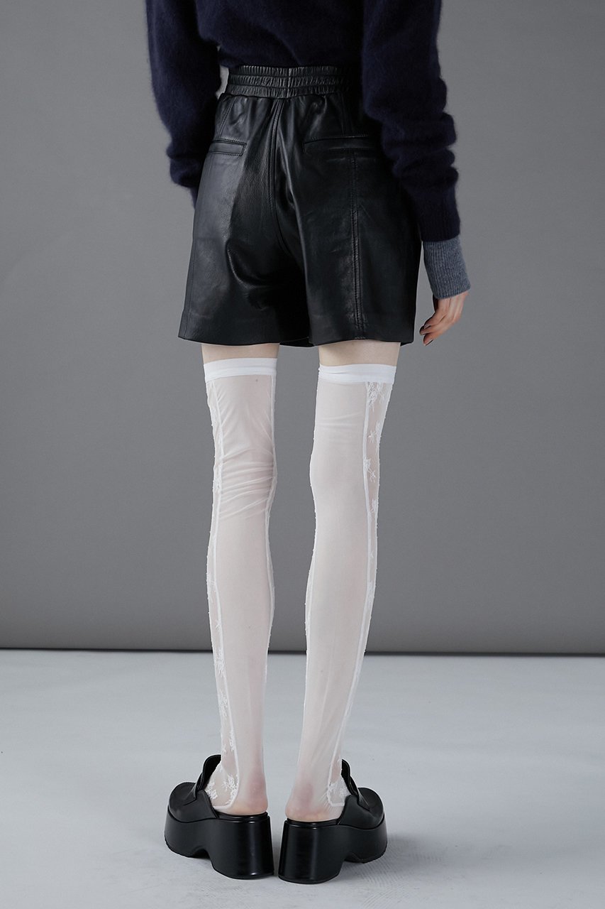 【プランク プロジェクト/PRANK PROJECT】のフラワーモチーフレースニーハイソックス / Flower Motif Lace Knee Hi 人気、トレンドファッション・服の通販 founy(ファニー) 　ファッション　Fashion　レディースファッション　WOMEN　ソックス　Socks　レッグウェア　Legwear　おすすめ　Recommend　ソックス　Socks　フィット　Fit　ボトム　Bottom　レース　Race　other-3|ID: prp329100004089850 ipo3291000000031416624