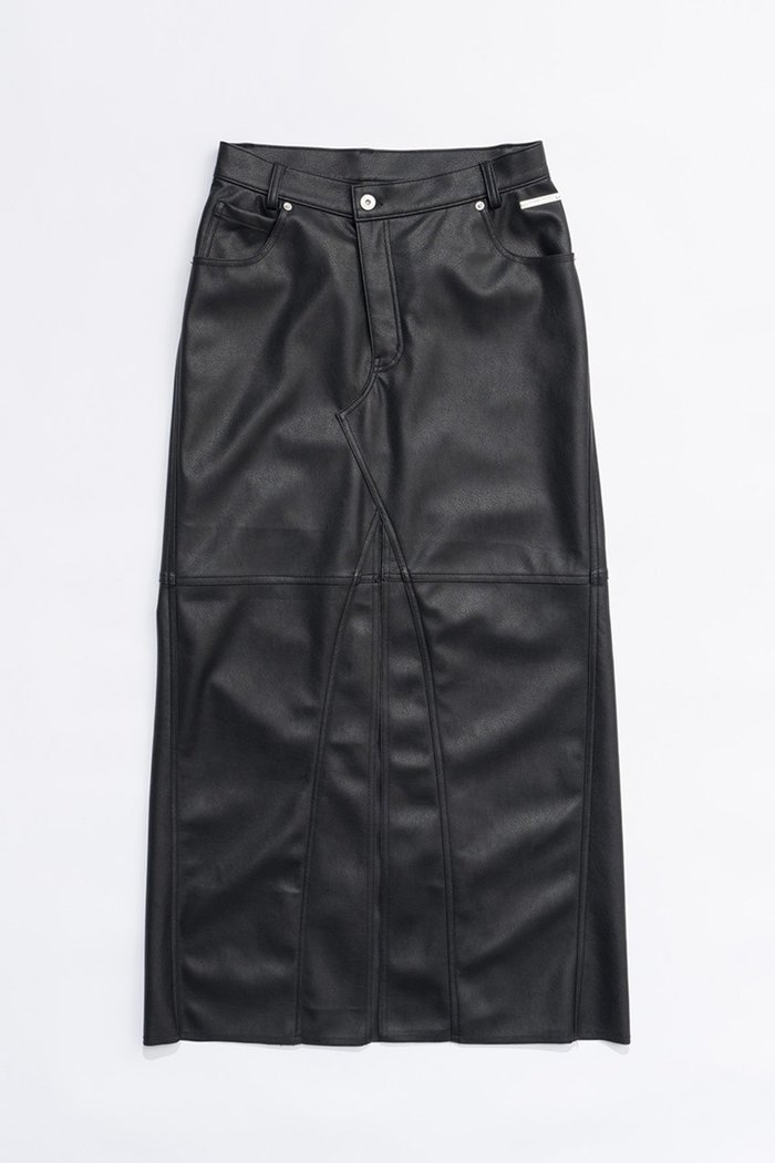 【プランク プロジェクト/PRANK PROJECT】のヴィーガンレザースリットスカート / Vegan Leather Slit Skirt インテリア・キッズ・メンズ・レディースファッション・服の通販 founy(ファニー) https://founy.com/ ファッション Fashion レディースファッション WOMEN スカート Skirt ロングスカート Long Skirt おすすめ Recommend コンパクト Compact フェイクレザー Faux Leather マキシ Maxi リアル Real ロング Long ヴィンテージ Vintage |ID: prp329100004089852 ipo3291000000027695105