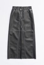 【プランク プロジェクト/PRANK PROJECT】のヴィーガンレザースリットスカート / Vegan Leather Slit Skirt 人気、トレンドファッション・服の通販 founy(ファニー) ファッション Fashion レディースファッション WOMEN スカート Skirt ロングスカート Long Skirt おすすめ Recommend コンパクト Compact フェイクレザー Faux Leather マキシ Maxi リアル Real ロング Long ヴィンテージ Vintage thumbnail D.BLK(ブラック)|ID: prp329100004089852 ipo3291000000027695107