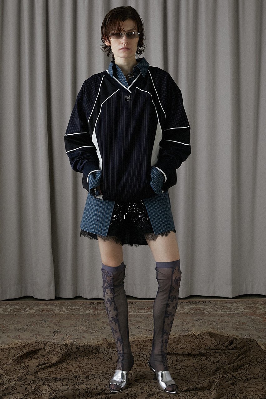 【プランク プロジェクト/PRANK PROJECT】のスパンコールレースショートパンツ / Spangle Lace Short Pants 人気、トレンドファッション・服の通販 founy(ファニー) 　ファッション　Fashion　レディースファッション　Fashion for Women　パンツ　Pants & Trousers　ショートパンツ・ハーフパンツ　High-Waisted & Relaxed Shorts　コンビ　Combo, Combination Style　ショート　Short, Short Length　スカラップ　Scallop, Scalloped Edge　スパンコール　Sequins, Sequin Embellishment　ランダム　Random, Irregular　レース　Lace, Lace Fabric　other-5|ID: prp329100004089857 ipo3291000000035481387