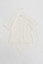 【プランク プロジェクト/PRANK PROJECT】のシアーテレコレイヤーオーバートップ / Sheer Teleco Layer Over Top 人気、トレンドファッション・服の通販 founy(ファニー) ファッション Fashion レディースファッション WOMEN トップス・カットソー Tops/Tshirt シャツ/ブラウス Shirts/Blouses ロング / Tシャツ T-Shirts カットソー Cut and Sewn おすすめ Recommend インナー Inner スリーブ Sleeve チュニック Tunic ツイル Twill テレコ Tereko フロント Front ロング Long ヴィンテージ Vintage 半袖 Short Sleeve 長袖 Long Sleeve thumbnail WHT(ホワイト)|ID: prp329100004089861 ipo3291000000027695138