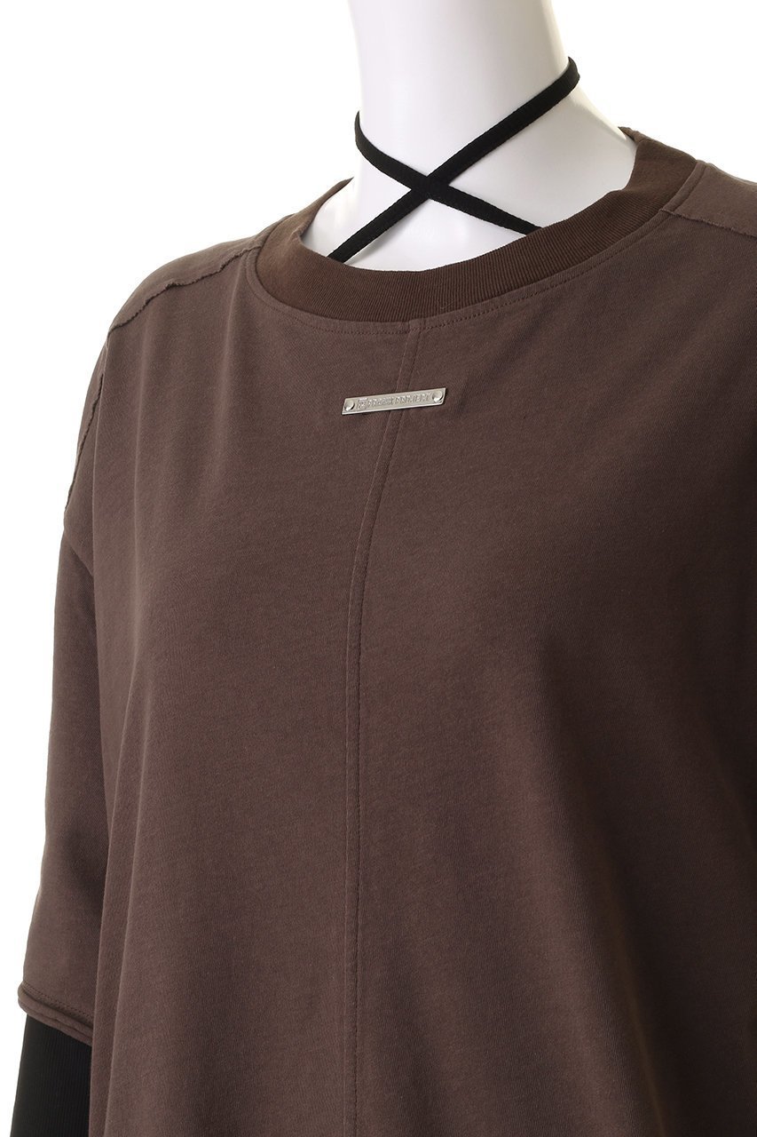 【プランク プロジェクト/PRANK PROJECT】のシアーテレコレイヤーオーバートップ / Sheer Teleco Layer Over Top 人気、トレンドファッション・服の通販 founy(ファニー) ファッション Fashion レディースファッション Fashion for Women トップス・カットソー Cut & Sew Tops シャツ・ブラウス・オフィスカジュアル Elegant Blouses & Button-Ups ロングTシャツ・Tシャツ Longline T-Shirts & Tees カットソー・ベーシックTシャツ Cut-and-Sewn Tops / Stretch Tees & Basics おすすめ Recommended / Our Picks インナー Innerwear スリーブ Sleeve, Long Sleeve / Short Sleeve チュニック Tunic, Long Top ツイル Twist, Twisted Detail テレコ Ribbed, Rib Stitch フロント Front, Front Design ロング Long, Long-Length ヴィンテージ Vintage Style 半袖 Short Sleeve, Half Sleeve 長袖 Long Sleeve, Full Sleeve other-5|ID: prp329100004089861 ipo3291000000034421460