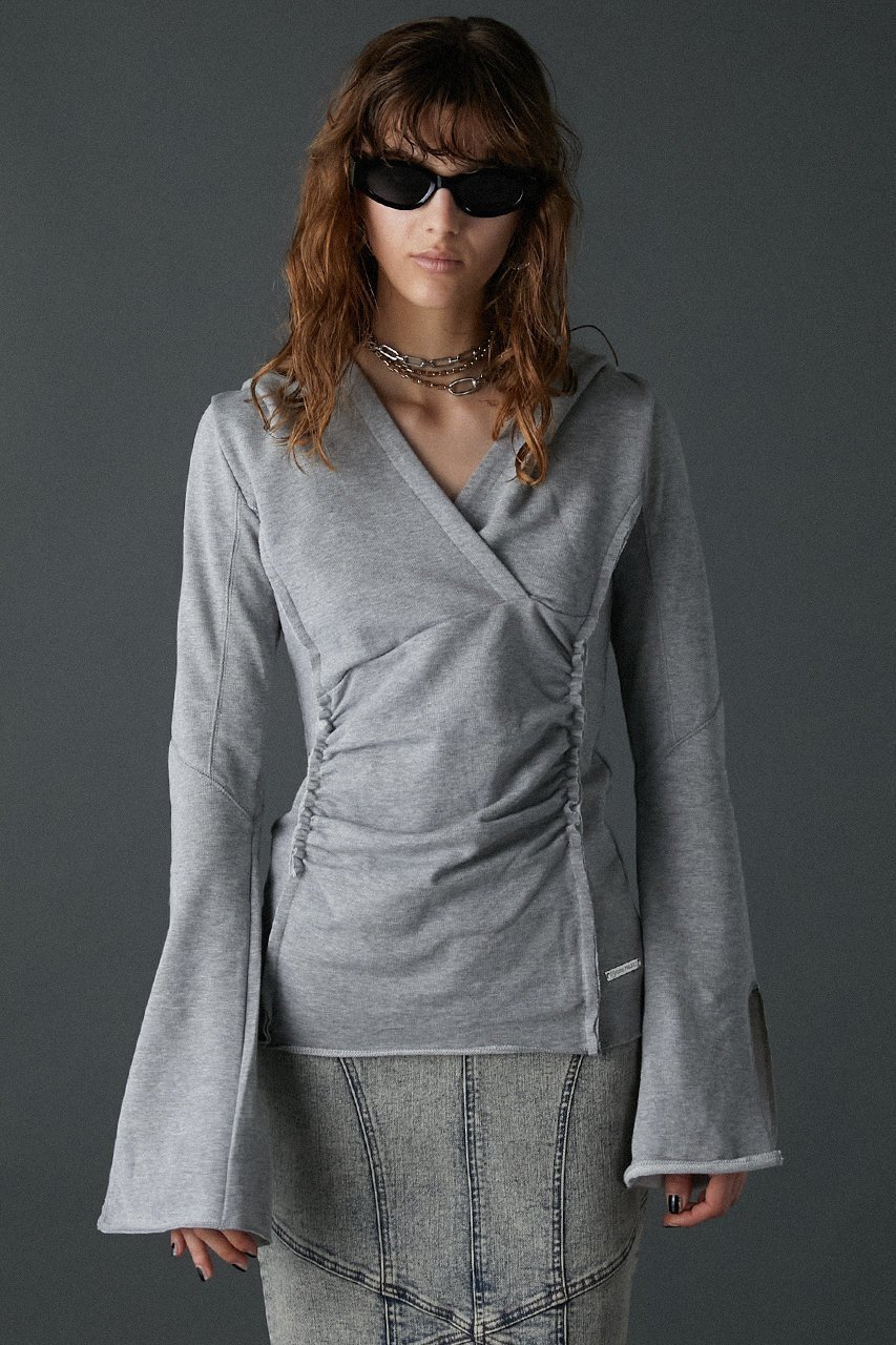 【プランク プロジェクト/PRANK PROJECT】のドレープフーディトップス / Drape Hoodie Top 人気、トレンドファッション・服の通販 founy(ファニー) 　ファッション　Fashion　レディースファッション　Fashion for Women　トップス・カットソー　Cut & Sew Tops　シャツ・ブラウス・オフィスカジュアル　Elegant Blouses & Button-Ups　レディースパーカー・カジュアルフーディー　Casual Hoodies & Sweatshirts　ロングTシャツ・Tシャツ　Longline T-Shirts & Tees　スウェット・クルーネックトップス　Sweatshirts & Crewnecks / Relaxed Fit Sweat Tops　カットソー・ベーシックTシャツ　Cut-and-Sewn Tops / Stretch Tees & Basics　ドレープ　Drape, Draping Fabric　ビッグ　Big, Oversized　other-2|ID: prp329100004089863 ipo3291000000032896960