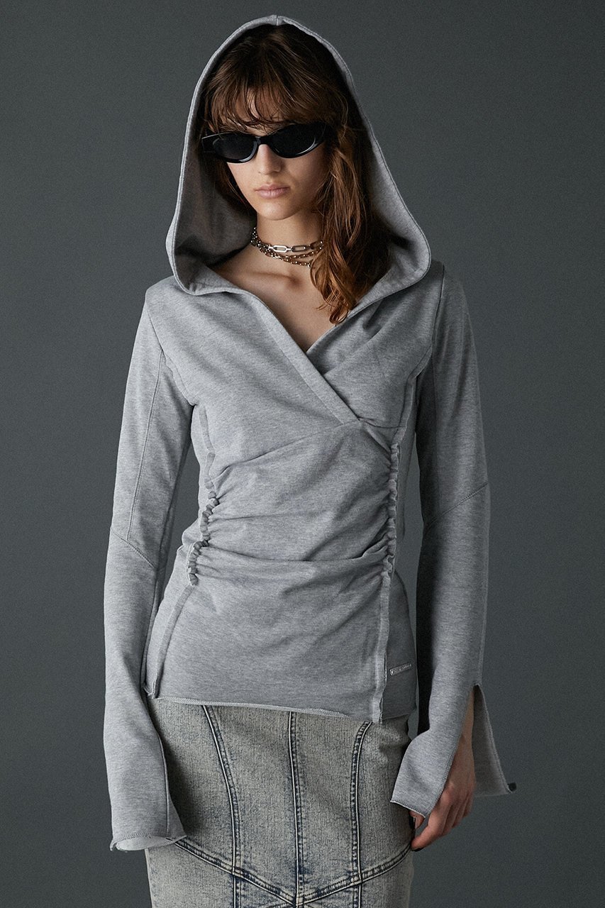 【プランク プロジェクト/PRANK PROJECT】のドレープフーディトップス / Drape Hoodie Top 人気、トレンドファッション・服の通販 founy(ファニー) 　ファッション　Fashion　レディースファッション　Fashion for Women　トップス・カットソー　Cut & Sew Tops　シャツ・ブラウス・オフィスカジュアル　Elegant Blouses & Button-Ups　レディースパーカー・カジュアルフーディー　Casual Hoodies & Sweatshirts　ロングTシャツ・Tシャツ　Longline T-Shirts & Tees　スウェット・クルーネックトップス　Sweatshirts & Crewnecks / Relaxed Fit Sweat Tops　カットソー・ベーシックTシャツ　Cut-and-Sewn Tops / Stretch Tees & Basics　ドレープ　Drape, Draping Fabric　ビッグ　Big, Oversized　other-6|ID: prp329100004089863 ipo3291000000032896975