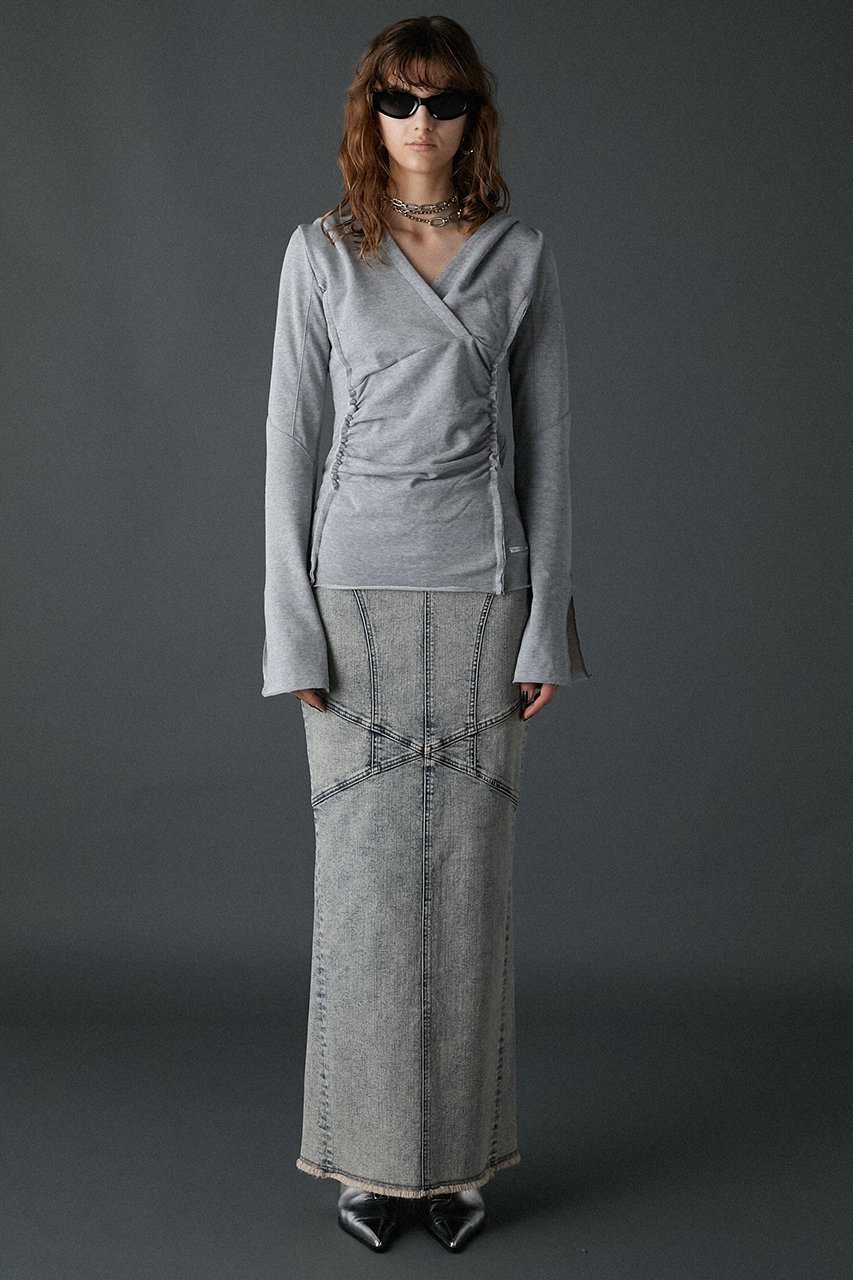 【プランク プロジェクト/PRANK PROJECT】のドレープフーディトップス / Drape Hoodie Top 人気、トレンドファッション・服の通販 founy(ファニー) 　ファッション　Fashion　レディースファッション　Fashion for Women　トップス・カットソー　Cut & Sew Tops　シャツ・ブラウス・オフィスカジュアル　Elegant Blouses & Button-Ups　レディースパーカー・カジュアルフーディー　Casual Hoodies & Sweatshirts　ロングTシャツ・Tシャツ　Longline T-Shirts & Tees　スウェット・クルーネックトップス　Sweatshirts & Crewnecks / Relaxed Fit Sweat Tops　カットソー・ベーシックTシャツ　Cut-and-Sewn Tops / Stretch Tees & Basics　ドレープ　Drape, Draping Fabric　ビッグ　Big, Oversized　other-7|ID: prp329100004089863 ipo3291000000032896979