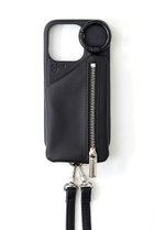 【エジュー/ajew】のiPhone13/13Pro ajew cadenas zipphone case shoulder ピュアブラック|ID: prp329100004089866 ipo3291000000033342694