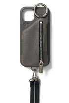 【エジュー/ajew】のiPhone6/7/8/SE2 ajew cadenas zipphone case shoulder グレー|ID: prp329100004089868 ipo3291000000027695178