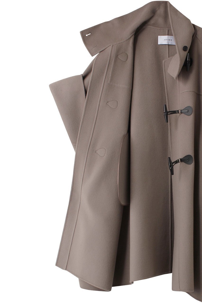 【アドーア/ADORE】のソリッドウールリバーコート 人気、トレンドファッション・服の通販 founy(ファニー) ファッション Fashion レディースファッション Fashion for Women アウター Coat / Outerwear Collection コート・ロングコート・ピーコート Long Coats, Peacoats & More ダッフルコート Duffle Coat, Toggle Coat ダブル Double, Double-Breasted ハイネック High Neck, Mock Neck リバーシブル Reversible, Two-Sided リラックス Relax, Relaxed Fit ロング Long, Long-Length other-6|ID: prp329100004089879 ipo3291000000035844318