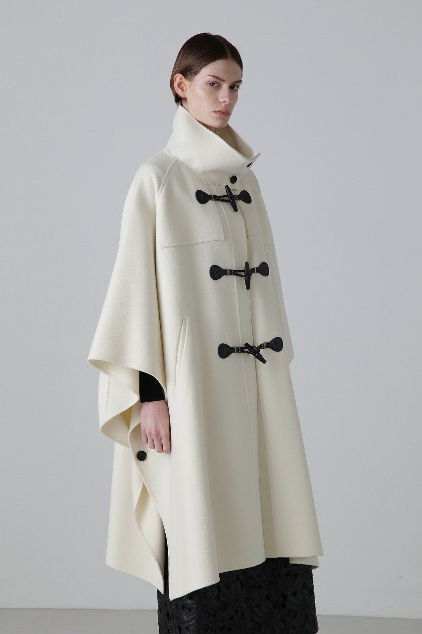 【アドーア/ADORE】のソリッドウールリバーコート 人気、トレンドファッション・服の通販 founy(ファニー) 　ファッション　Fashion　レディースファッション　Fashion for Women　アウター　Coat / Outerwear Collection　コート・ロングコート・ピーコート　Long Coats, Peacoats & More　ダッフルコート　Duffle Coat, Toggle Coat　ダブル　Double, Double-Breasted　ハイネック　High Neck, Mock Neck　リバーシブル　Reversible, Two-Sided　リラックス　Relax, Relaxed Fit　ロング　Long, Long-Length　other-5|ID: prp329100004089879 ipo3291000000036019665