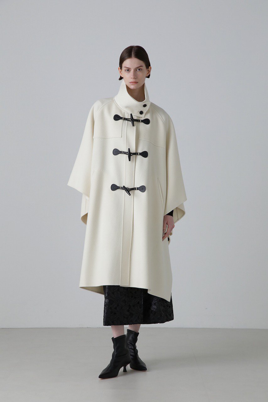 【アドーア/ADORE】のソリッドウールリバーコート 人気、トレンドファッション・服の通販 founy(ファニー) 　ファッション　Fashion　レディースファッション　Fashion for Women　アウター　Coat / Outerwear Collection　コート・ロングコート・ピーコート　Long Coats, Peacoats & More　ダッフルコート　Duffle Coat, Toggle Coat　ダブル　Double, Double-Breasted　ハイネック　High Neck, Mock Neck　リバーシブル　Reversible, Two-Sided　リラックス　Relax, Relaxed Fit　ロング　Long, Long-Length　other-8|ID: prp329100004089879 ipo3291000000036019668