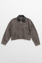 【プランク プロジェクト/PRANK PROJECT】のレザーカラーデニムブルゾン / Leather Collar Denim Blouson 人気、トレンドファッション・服の通販 founy(ファニー) ファッション Fashion レディースファッション WOMEN アウター Coat Outerwear ジャケット Jackets ブルゾン Blouson/Jackets ウォッシュ Wash ケミカル Chemical ジャケット Jacket デニム Denim ブルゾン Blouson ヴィンテージ Vintage thumbnail BRN(ブラウン)|ID: prp329100004089890 ipo3291000000027695258