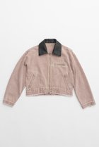 【プランク プロジェクト/PRANK PROJECT】のレザーカラーデニムブルゾン / Leather Collar Denim Blouson 人気、トレンドファッション・服の通販 founy(ファニー) ファッション Fashion レディースファッション WOMEN アウター Coat Outerwear ジャケット Jackets ブルゾン Blouson/Jackets ウォッシュ Wash ケミカル Chemical ジャケット Jacket デニム Denim ブルゾン Blouson ヴィンテージ Vintage thumbnail PNK(ピンク)|ID: prp329100004089890 ipo3291000000027695259