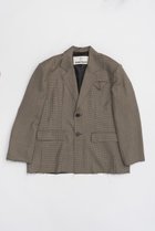 【プランク プロジェクト/PRANK PROJECT】のローヘムジャケット / Low Hem Jacket 人気、トレンドファッション・服の通販 founy(ファニー) ファッション Fashion レディースファッション WOMEN アウター Coat Outerwear ジャケット Jackets アンゴラ Angola カットオフ Cut Off シルク Silk ジャケット Jacket ストライプ Stripe セットアップ Set Up チェック Check ポケット Pocket ワッシャー Washer thumbnail BGE(ベージュ)|ID: prp329100004089892 ipo3291000000027695265