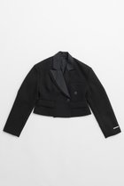 【プランク プロジェクト/PRANK PROJECT】のダブルカラーショートジャケット / Double Collar Short Jacket BLK(ブラック)|ID: prp329100004089894 ipo3291000000027695272