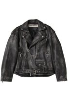 【プランク プロジェクト/PRANK PROJECT】のラブオフCOWレザーライダースジャケット / Rub Off COW Leather Riders BLK(ブラック)|ID: prp329100004089896 ipo3291000000035764786