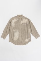 【プランク プロジェクト/PRANK PROJECT】のカットオフブリーチチェックシャツ / Cut-off Bleached Check Shirt IVR(アイボリー)|ID: prp329100004089902 ipo3291000000032901894