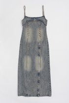 【プランク プロジェクト/PRANK PROJECT】の4ステップデニムキャミワンピース / 4 Steps Denim Cami Dress BLU(ブルー)|ID: prp329100004089906 ipo3291000000027695309