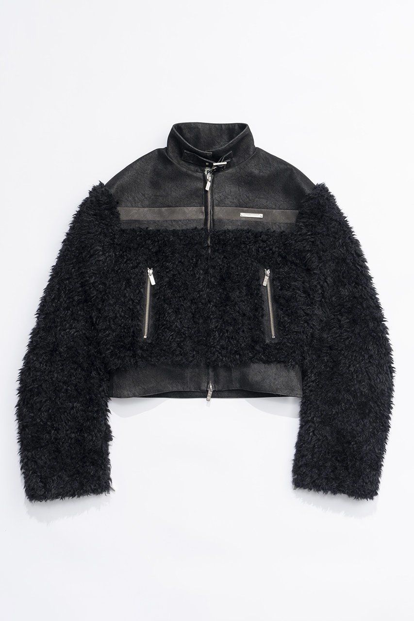 【プランク プロジェクト/PRANK PROJECT】のフェイクレザーコンビファージャケット / Faux Leather Combi Fur Jack 人気、トレンドファッション・服の通販 founy(ファニー) 　ファッション　Fashion　レディースファッション　WOMEN　アウター　Coat Outerwear　ジャケット　Jackets　ブルゾン　Blouson/Jackets　ウエスタン　Western　コンビ　Combination　ジャケット　Jacket　スウェード　Suede　スエード　Suede　スポーティ　Sporty　トレンド　Trend　フェイクファー　Faux Fur　フロント　Front　ブルゾン　Blouson　再入荷　Restock/Back In Stock/Re Arrival　無地　Plain Color　 other-1|ID: prp329100004089909 ipo3291000000027695317