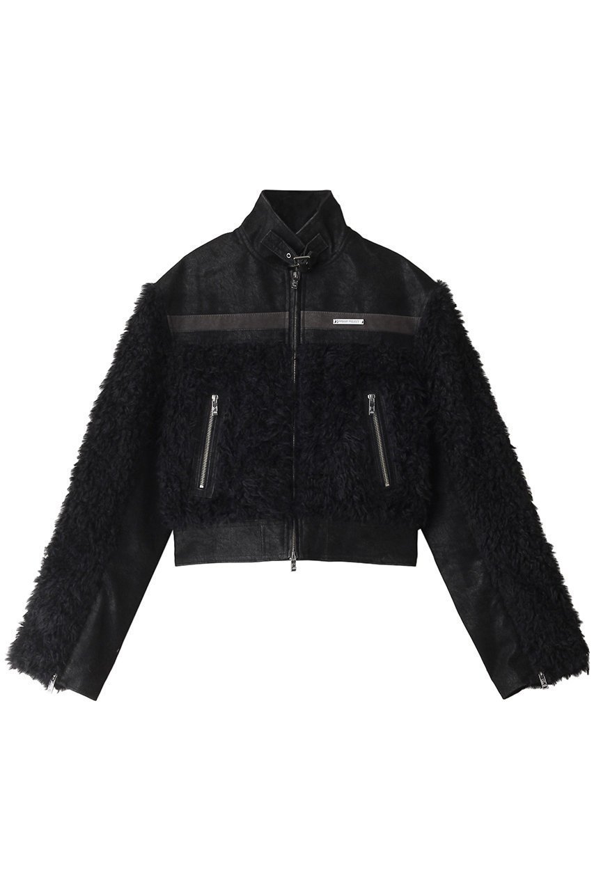 【プランク プロジェクト/PRANK PROJECT】のフェイクレザーコンビファージャケット / Faux Leather Combi Fur Jack インテリア・キッズ・メンズ・レディースファッション・服の通販 founy(ファニー) ファッション Fashion レディースファッション Fashion for Women アウター Coat / Outerwear Collection レディースジャケット・軽アウター Jackets ブルゾンジャケット・スポーティアウター Blouson Jackets ウエスタン Western Style コンビ Combo, Combination Style ジャケット Jacket, Outerwear スポーティ Sporty, Casual Athletic トレンド Trend, Trending Now フェイクファー Faux Fur, Imitation Fur フロント Front, Front Design ブルゾン Blouson, Bomber Jacket 無地 Plain, Solid Color BLK(ブラック)|ID: prp329100004089909 ipo3291000000034422668