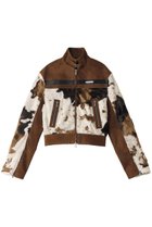 【プランク プロジェクト/PRANK PROJECT】のフェイクレザーコンビファージャケット / Faux Leather Combi Fur Jack MLT(マルチカラー)|ID: prp329100004089909 ipo3291000000034422669