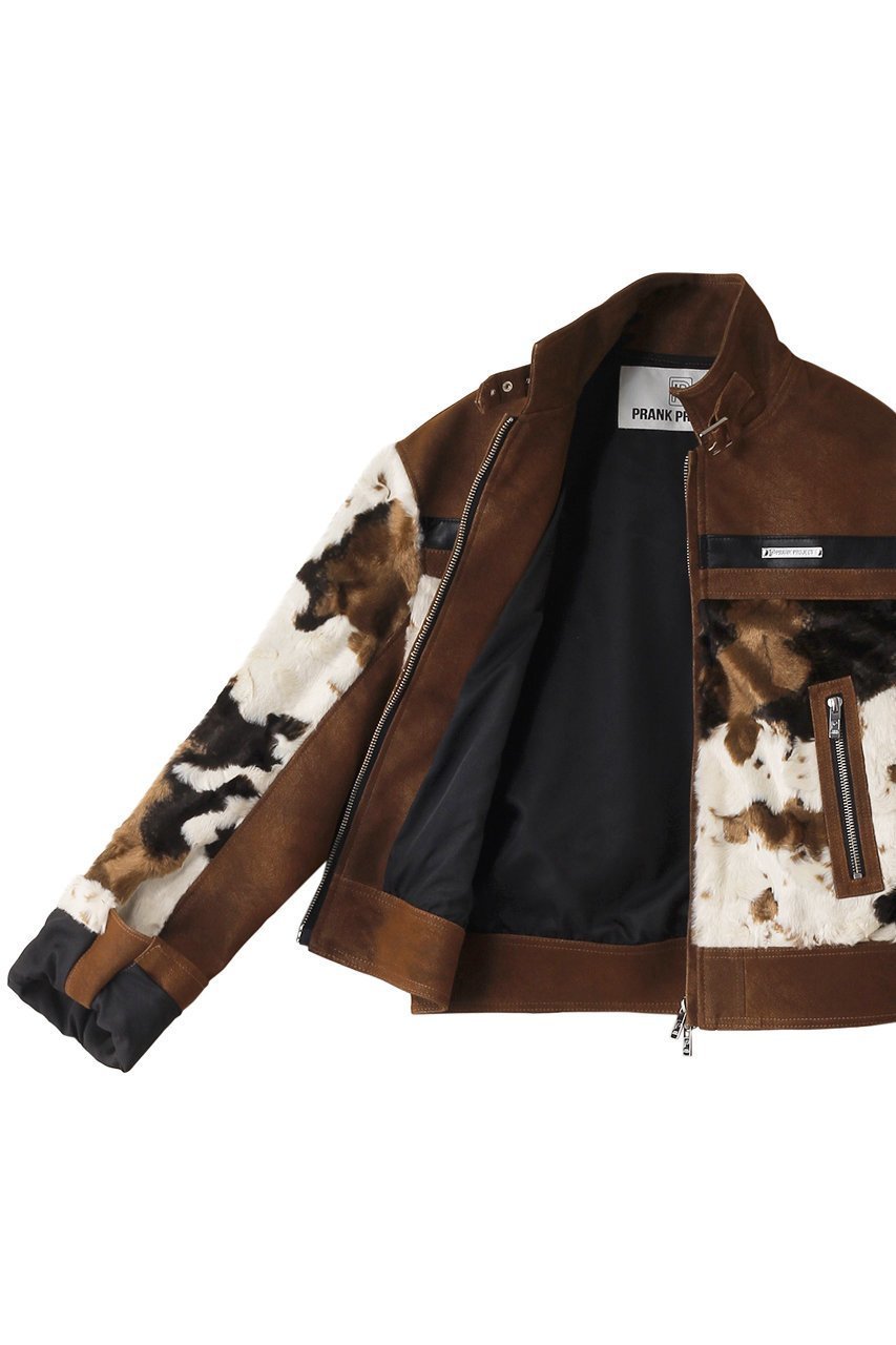 【プランク プロジェクト/PRANK PROJECT】のフェイクレザーコンビファージャケット / Faux Leather Combi Fur Jack 人気、トレンドファッション・服の通販 founy(ファニー) ファッション Fashion レディースファッション Fashion for Women アウター Coat / Outerwear Collection レディースジャケット・軽アウター Jackets ブルゾンジャケット・スポーティアウター Blouson Jackets ウエスタン Western Style コンビ Combo, Combination Style ジャケット Jacket, Outerwear スポーティ Sporty, Casual Athletic トレンド Trend, Trending Now フェイクファー Faux Fur, Imitation Fur フロント Front, Front Design ブルゾン Blouson, Bomber Jacket 無地 Plain, Solid Color other-7|ID: prp329100004089909 ipo3291000000035858047