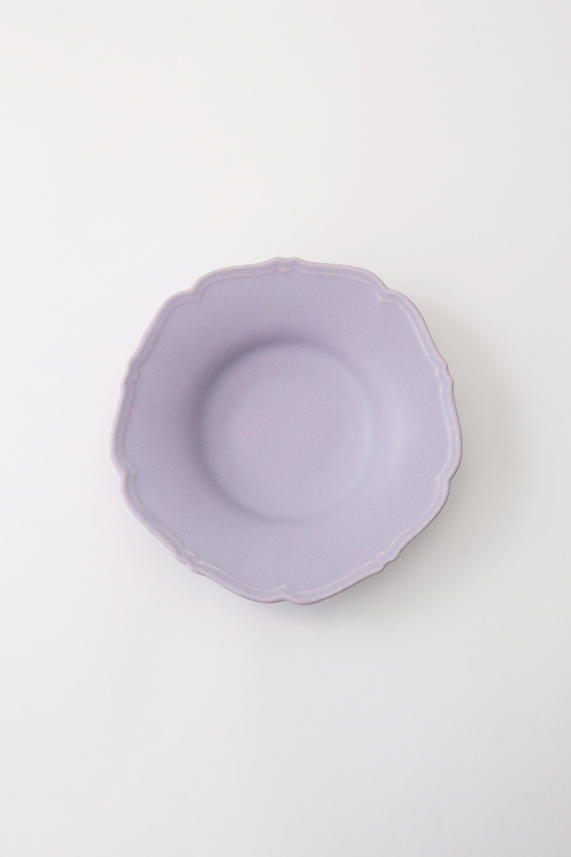 【あわびウェア/Awabi ware / GOODS】の輪花中深皿 インテリア・キッズ・メンズ・レディースファッション・服の通販 founy(ファニー) 　吸水　Absorbent, Quick-Dry　皿　Plate, Dish　テーブル　Table, Dining Table　フォルム　Silhouette, Form　ギフト プレゼント　Gift / Present　新作・新入荷　New Arrivals / New In　ホーム・キャンプ・アウトドア・お取り寄せ　Home Living / Home & Lifestyle / Camping Gear / Outdoor Camping　キッチン・ダイニング　Kitchen & Dining Essentials. Stylish & Functional Tableware　キッチン家電・キッチン用品　Kitchen Appliances & Tools　パープル|ID: prp329100004091395 ipo3291000000034121653