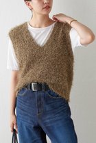 【ガリャルダガランテ/GALLARDAGALANTE】のシャギーニットベスト 人気、トレンドファッション・服の通販 founy(ファニー) ファッション Fashion レディースファッション WOMEN トップス・カットソー Tops/Tshirt ニット Knit Tops ベスト/ジレ Gilets/Vests プルオーバー Pullover ベスト Vest エレガント 上品 Elegant thumbnail カーキ|ID: prp329100004091428 ipo3291000000027711431