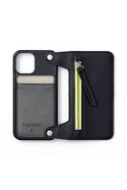 【エーシーン/A SCENE】のiPhone12/12Pro Crazy color leather case ブラック|ID:prp329100004092467