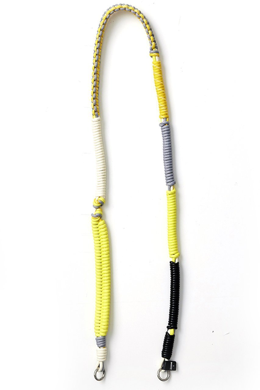 【エーシーン/A SCENE】のDesign paracord shoulder(M) インテリア・キッズ・メンズ・レディースファッション・服の通販 founy(ファニー) 　ファッション　Fashion　レディースファッション　Fashion for Women　おすすめ　Recommended / Our Picks　カメラ　Camera Accessories　ショルダー　Shoulder, Shoulder Strap　スマホケース　Smartphone Case　チャーム　Charm, Pendant　ドッキング　Docking, Mixed Material　ラップ　Wrap, Wrap Design　定番　Standard, Basic Item　イエロー|ID: prp329100004092477 ipo3291000000032815367