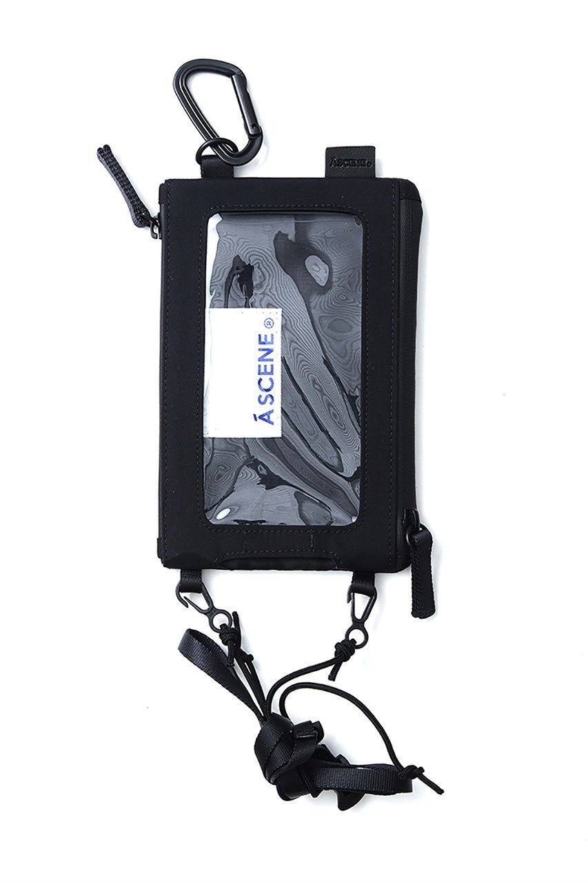 【エーシーン/A SCENE】のDock in pouch インテリア・キッズ・メンズ・レディースファッション・服の通販 founy(ファニー) 　ファッション　Fashion　レディースファッション　Fashion for Women　ポーチ&ミニバッグ　Pouches & Mini Bags　ユニセックス　Unisex, Genderless　アウトドア　Outdoor Clothing　ショルダー　Shoulder, Shoulder Strap　シルバー　Silver, Metallic Silver　スマホ　Smartphone, Mobile Device　ファブリック　Fabric, Textile　ポーチ　Pouch, Small Case　ブラック|ID: prp329100004092479 ipo3291000000035508145