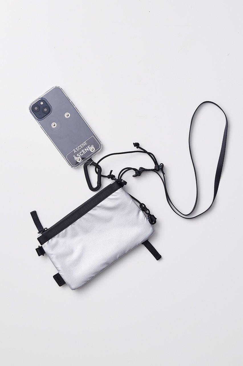 【エーシーン/A SCENE】のDock in pouch 人気、トレンドファッション・服の通販 founy(ファニー) 　ファッション　Fashion　レディースファッション　Fashion for Women　ポーチ&ミニバッグ　Pouches & Mini Bags　ユニセックス　Unisex, Genderless　アウトドア　Outdoor Clothing　ショルダー　Shoulder, Shoulder Strap　シルバー　Silver, Metallic Silver　スマホ　Smartphone, Mobile Device　ファブリック　Fabric, Textile　ポーチ　Pouch, Small Case　other-7|ID: prp329100004092479 ipo3291000000035508152