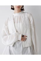 【ウィムガゼット/Whim Gazette】のエンブロイダリージレ 人気、トレンドファッション・服の通販 founy(ファニー) ファッション Fashion レディースファッション WOMEN アウター Coat Outerwear ジャケット Jackets おすすめ Recommend インド India インナー Inner カットソー Cut And Sew コンパクト Compact ジャケット Jacket ハンド Hand ベスト Vest ロング Long thumbnail オフホワイト|ID: prp329100004092508 ipo3291000000027726902