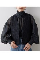 【ウィムガゼット/Whim Gazette】のエンブロイダリージレ 人気、トレンドファッション・服の通販 founy(ファニー) ファッション Fashion レディースファッション WOMEN アウター Coat Outerwear ジャケット Jackets おすすめ Recommend インド India インナー Inner カットソー Cut And Sew コンパクト Compact ジャケット Jacket ハンド Hand ベスト Vest ロング Long thumbnail ブラック|ID: prp329100004092508 ipo3291000000027726903