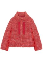 【アナイ/ANAYI】のリングツイードスタンドダウンコート レッド|ID: prp329100004092527 ipo3291000000035724345