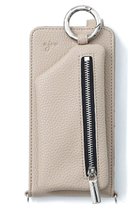 【エジュー/ajew】のajew vertical zipphone case shoulder ベージュ|ID:prp329100004092533