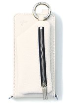 【エジュー/ajew】のajew vertical zipphone case shoulder ホワイト|ID:prp329100004092533