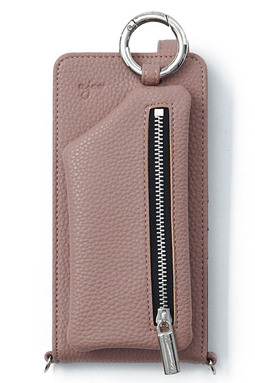 【エジュー/ajew】のajew vertical zipphone case shoulder インテリア・キッズ・メンズ・レディースファッション・服の通販 founy(ファニー) 　ファッション　Fashion　レディースファッション　WOMEN　iPhone アイフォーン　Iphone　カメラ　Camera　ショルダー　Shoulder　再入荷　Restock/Back In Stock/Re Arrival　手帳　Pocket Book　ピンクベージュ|ID: prp329100004092533 ipo3291000000027726982