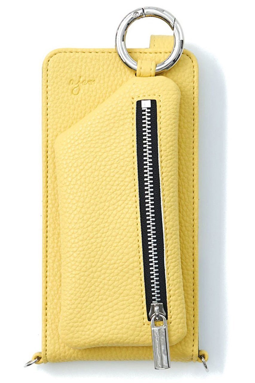 【エジュー/ajew】のajew vertical zipphone case shoulder インテリア・キッズ・メンズ・レディースファッション・服の通販 founy(ファニー) 　ファッション　Fashion　レディースファッション　WOMEN　iPhone アイフォーン　Iphone　カメラ　Camera　ショルダー　Shoulder　再入荷　Restock/Back In Stock/Re Arrival　手帳　Pocket Book　イエロー|ID: prp329100004092533 ipo3291000000027726984